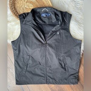 Polo Ralph Lauren Black Golf Vest Size Large